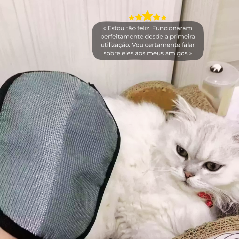 LuvaMagic – Luva Removedora de Pêlos Reutilizável e Ecológica